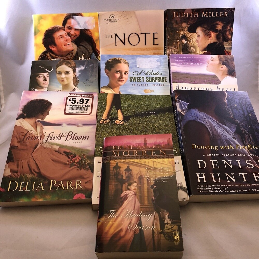 10 Christian fiction historical romance books Hunter Hildreth Tagg Dacus Hunt
